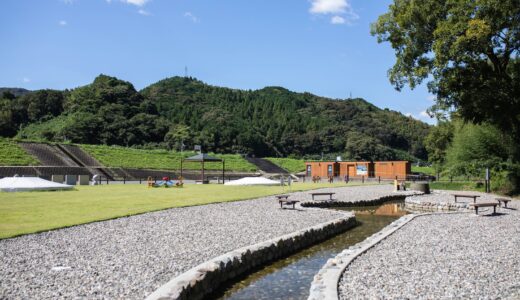 江尻地区親水公園｜日高村の新スポット！緑と水に囲まれた癒しの公園