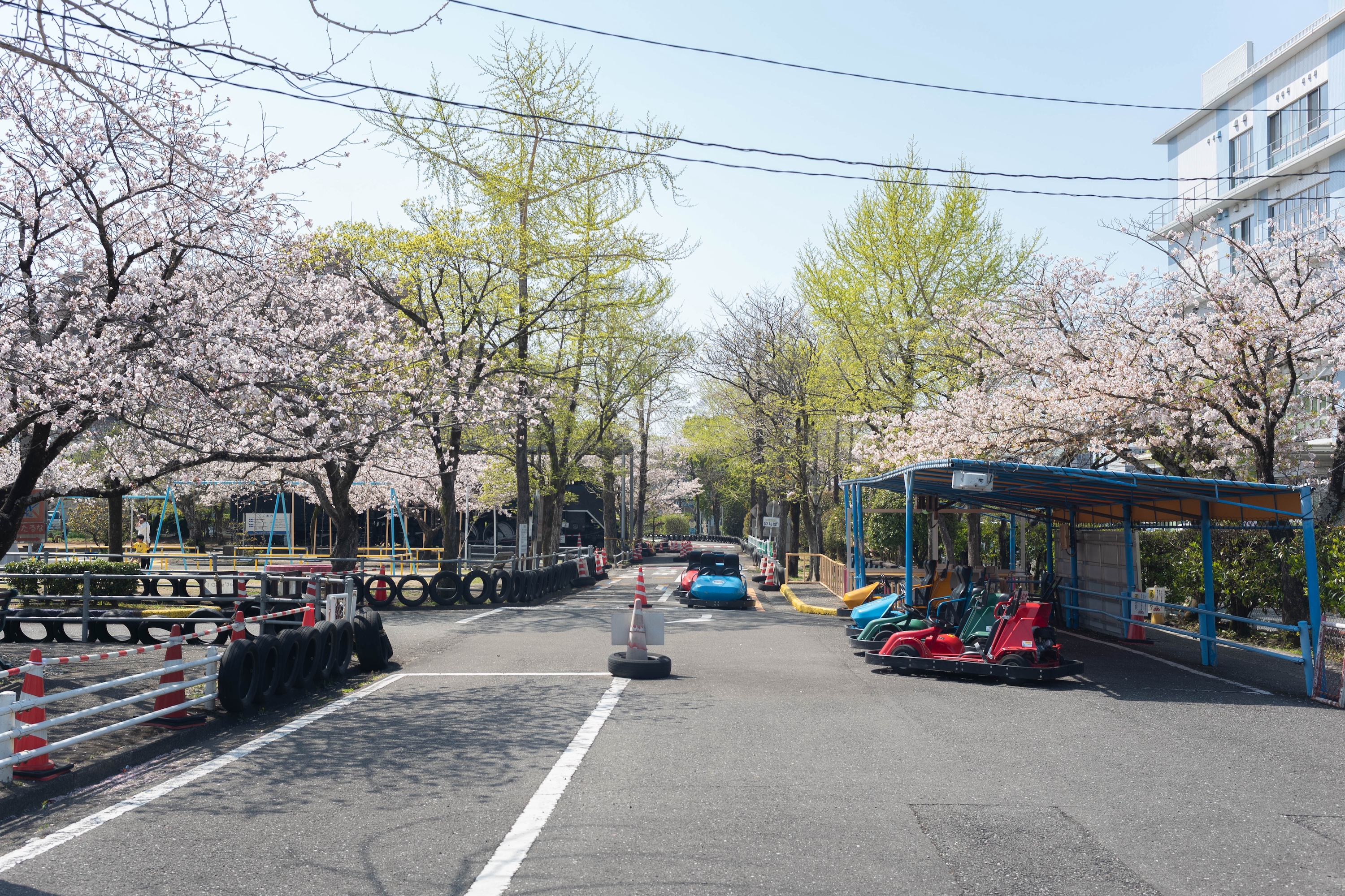 ゴーカートにSL、桜並木も!比島交通公園の魅力をまるっと紹介