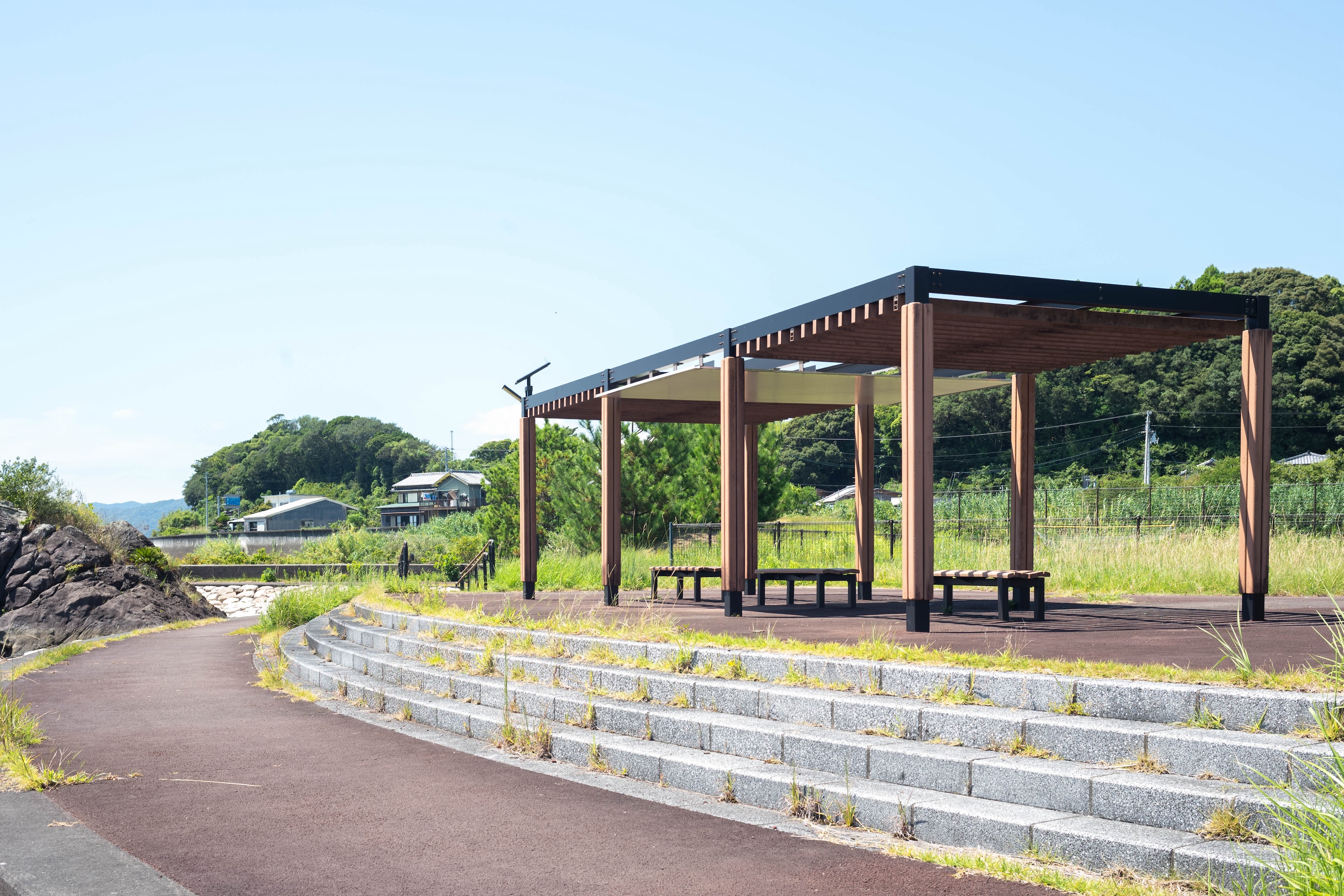 上川口港鯨公園|透明度抜群!海で水遊びを楽しめる黒潮町の穴場スポット