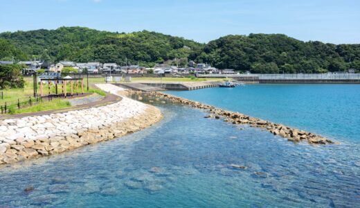 上川口港鯨公園｜海辺の天然プール！水遊びを楽しめる黒潮町の親水公園
