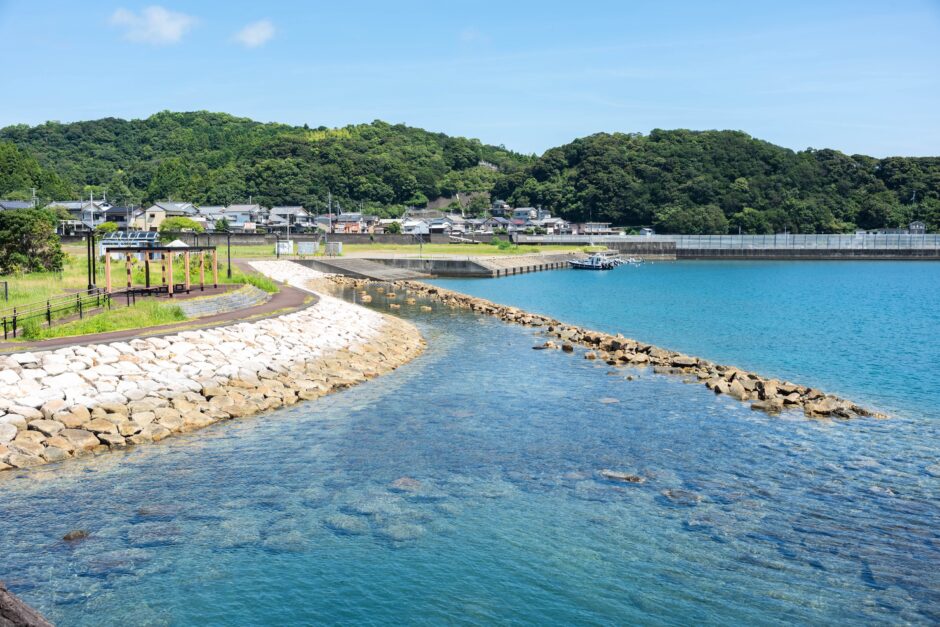 上川口港鯨公園｜透明度抜群！海で水遊びを楽しめる黒潮町の穴場スポット