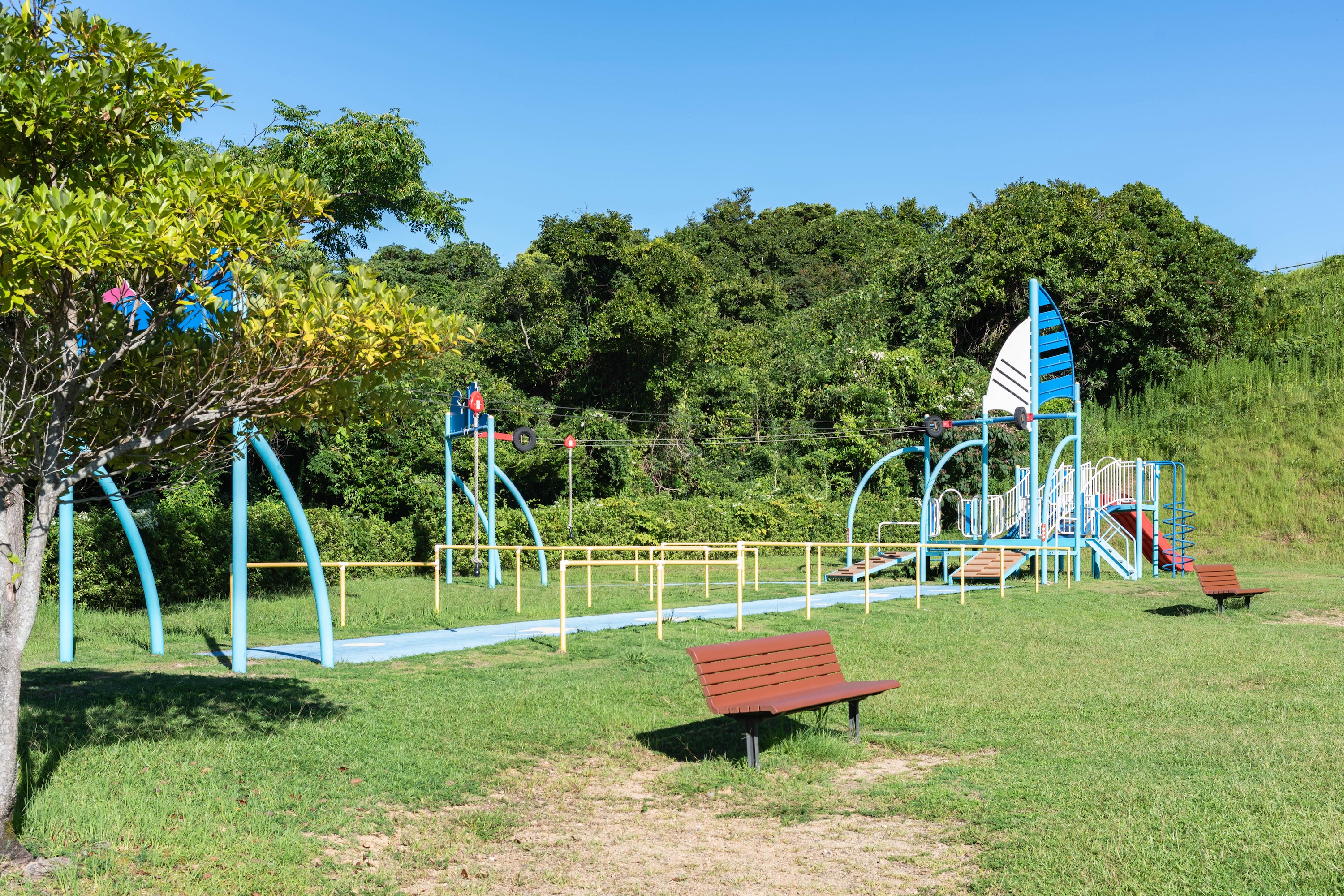 四万十わんぱく広場|太平洋を望む、遊び心あふれる公園
