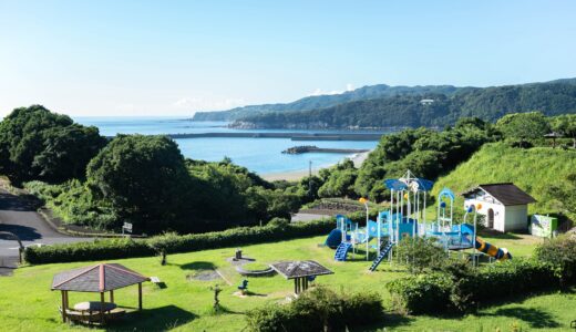 四万十わんぱく広場｜太平洋を望む、遊び心あふれる公園